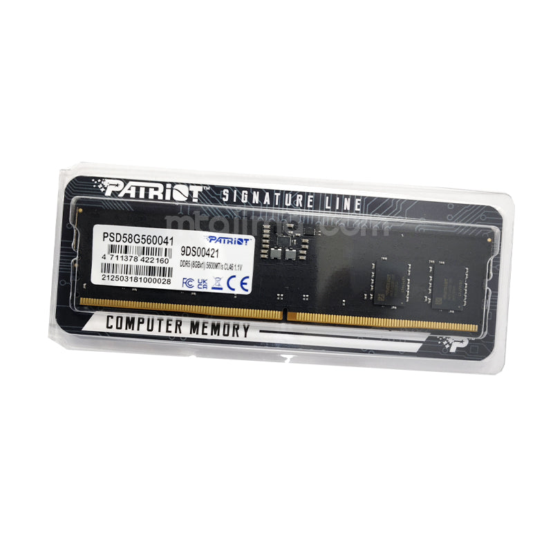 DDR5 8GB RAM module for desktop PC upgrade