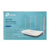TP-Link AC1350 Dual Band WiFi Router – MU-MIMO, 5GHz + 2.4GHz Wireless, High-Speed Internet