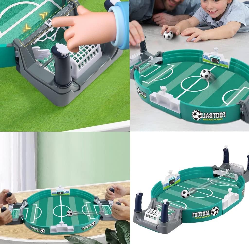 Mini Football Table Game – Compact Foosball Table for Kids & Adults (Portable, Fun Indoor Game)