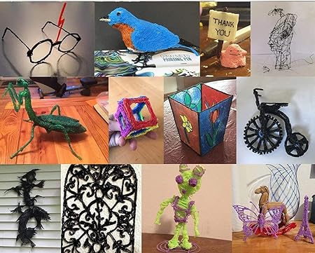 3D Printing Graffiti Pen – Creative 3D Drawing Pen with PLA/ABS Filament for Kids & Adults