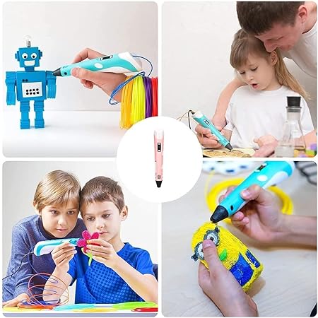 3D Printing Graffiti Pen – Creative 3D Drawing Pen with PLA/ABS Filament for Kids & Adults