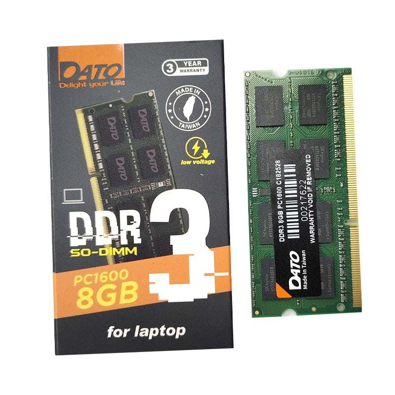 DR3 8GB RAM module for laptop